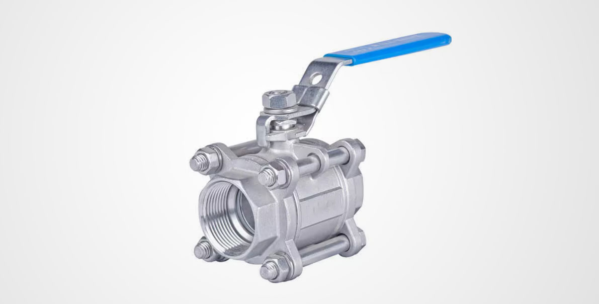 I.C. Ball Valve Three Piece